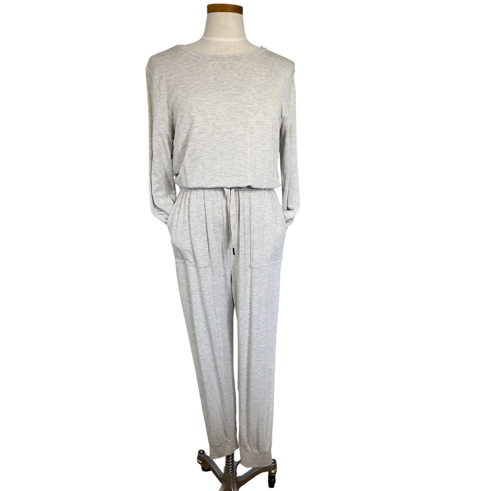 Banana Republic Womens S Jumpsuit Gray LS Jogger 659952-02